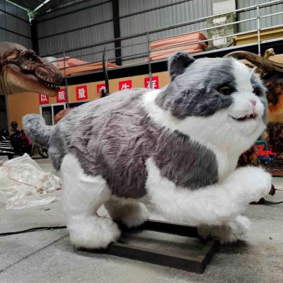 China Indoor Life Size Realistic Animatronic Cat Waterproof 150kg for sale