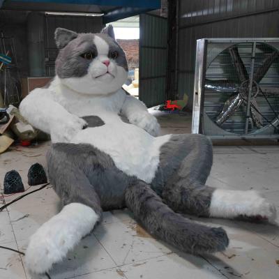 Китай В натуральную величину реалистический аниматронный кот размера животных 200В изготовленный на заказ взаимодействующий говорящий продается
