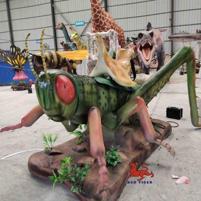 China Animatronic Giant Locust Model Adult Age High Density Sponge Material for sale