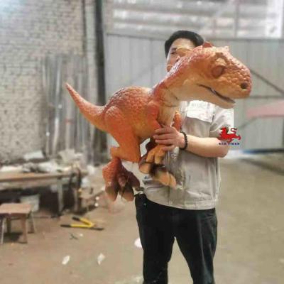 Китай Аниматронная ручная кукла динозавра Всепогодная марионетка брахиозавра продается