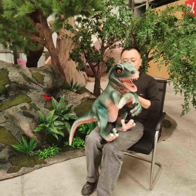 China Fantoche de mão de dinossauro de parque temático / fantoche de braço de dinossauro realista à venda