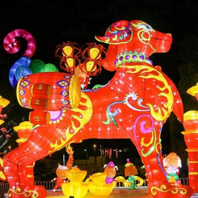 中国 フェスティバル ショーのための屋外の防水中国の絹の提灯 60CM-30M サイズ 販売のため