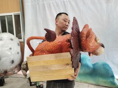 Китай Марионетка руки дракона силикона упорки партии Cosplay динозавра изготовленной на заказ длины реалистическая в изготовленных на заказ цветах продается
