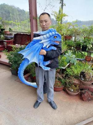 China Muñeco de dinosaurio acaricioso de peluche / silicona / material de esponja en venta