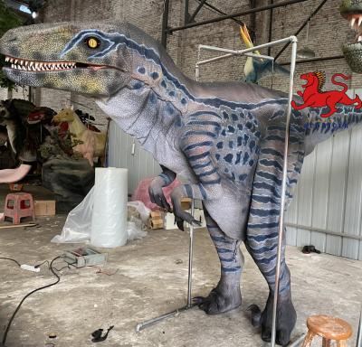 China Dinosaurio animatrónico realista y duradero para la seguridad del parque temático en venta