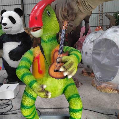 China Cartoon Biomimetic Dinosaur Model Animatronic Dino Band For Theme Park for sale