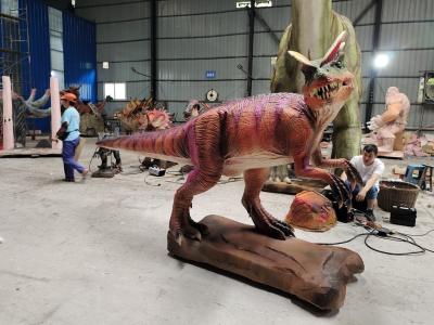 中国 Life Size Simulation Animatronic Dilophosaurus For Jurassic Park 販売のため