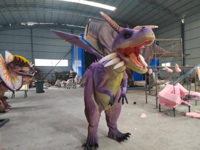 China Wearable Simulation Animatronic Dragon Costume Dinosaur Model for sale