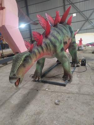 中国 Artificial Stegosaurus Customized Realistic Dinosaur Animatronic Model Remote Control 販売のため
