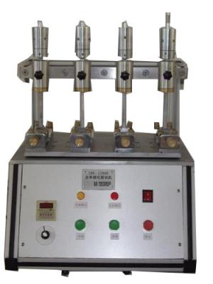 China Stable Rubber Testing Machine , Rubber / Leather Fabric Color Shedding Level Tester for sale