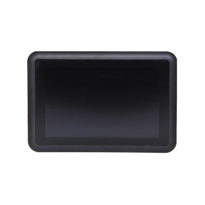China Ecrã de toque preto para máquinas não rodoviárias Ecrã de visualização industrial de 7 polegadas IPad Ecrã de visualização humano-máquina à venda