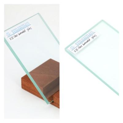 China 6+6mm Sound Control Glass A Grade Clear Laminate Glass For Window / Door for sale