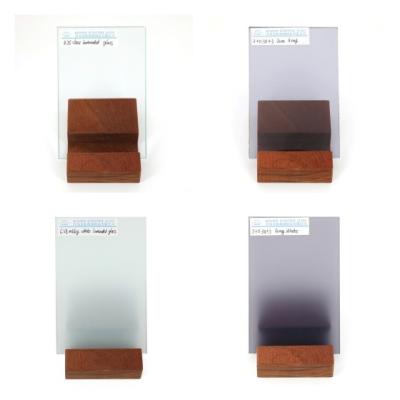 China Colored Soundproof Laminated Glass With SOLUTIA PVB For Noise Reduction for sale