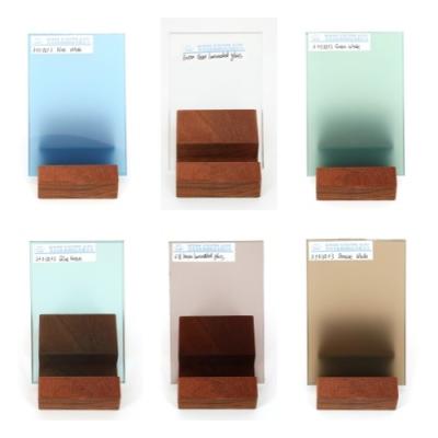 China Safety Coloured Laminated Glass Milky White Gray Bronze Clear PVB Interlayer for sale