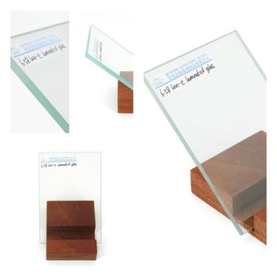 China UV Protection Low E Laminated Glass 8.38mm 10.38mm 10.76mm For Windows for sale