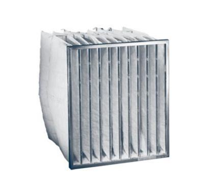 China Polyester Pocket Air Inlet Filters For Gas Turbines Aluminum Alloy Frame for sale