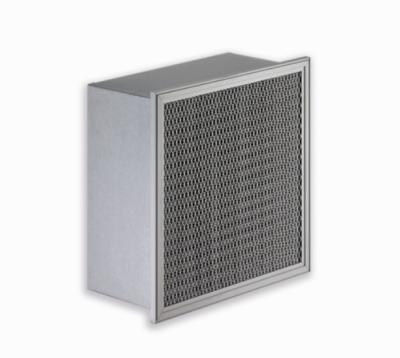 China Heat Resistant Fiberglass Filter Galvanized Steel Frame For Drying Oven Paint Booth for sale