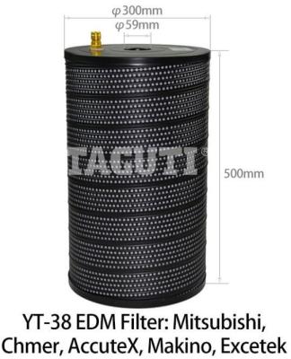 Chine Filtres latéraux du fil EDM de fibre de verre de mamelon, remplacement de filtre de YT-38 TW-40 EDM à vendre