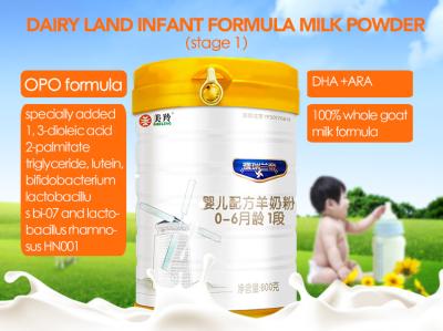 Chine Le lait en poudre de chèvre de lait maternisé de terre de laiterie favorisent le développement intellectuel et visuel à vendre
