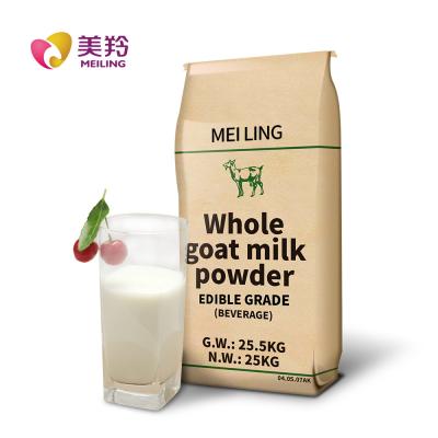 China Lactobacillus Dried Non GMO 25kg Natural Goat Milk Powder for sale