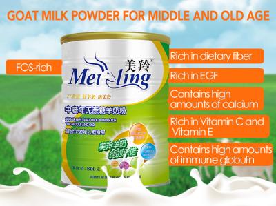 China Nonfat Elderly Milk Powder With Minerals Vitamin Dietary Fiber for sale