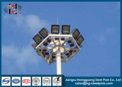 China Outdoor Lighting Flood Light Poles Column with HDG Powder Coated for sale