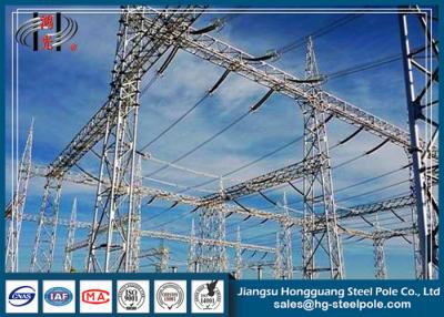 China 10KV Hot Dip Galvanized Electrical Power Substation Steel Structures for sale