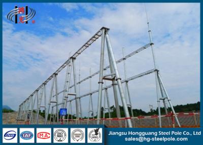 China 110KV Hot Dip Galvanized Substation Steel Structures for Power Substation / Switch Yard for sale