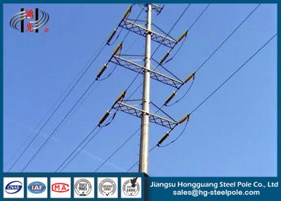 China 110 KV Octagonal Power Transmission Poles with Hot dip Galvanization for sale