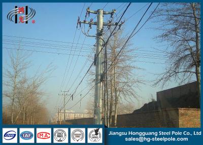 China Shockproof Galvanized Electrical Steel Utility Poles  ISO9001 Approve for sale