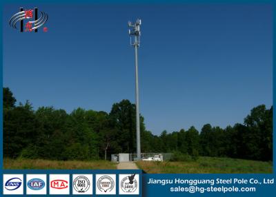China Q235 Sendung Telecomminication ragt Monopole Antennen-Pole-Türme hoch zu verkaufen