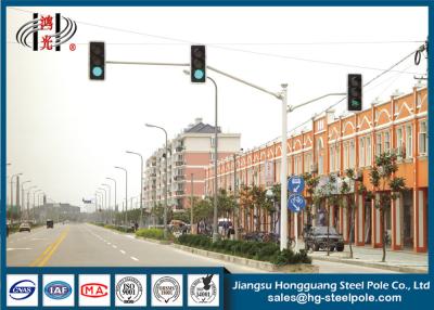 China El doble revestido del polvo arma la señal de tráfico postes, postes de la señal de tráfico en venta
