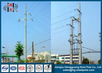 China 220KV Steel Tubular Electrical Power Pole and High Voltage Poles for sale