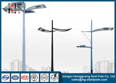 China 5 - 20mm Wall Thickness Q235 Decorative Steel Street Lighting Pole Weather Resistance for sale