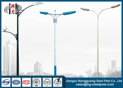 China Powder Coated Outdoor Street Lamp Post Weather Resistant Exterior Lamp Posts for sale