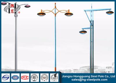 China Galvanized Powder Coated Outdoor Street Lamp Post 10- 15m for Parking Lot for sale