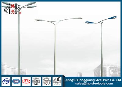 China Poste al aire libre galvanizado modificado para requisitos particulares de la lámpara de calle con el polvo cubierto en venta