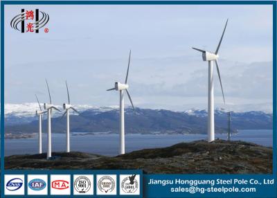 Chine Tour tubulaire de vent de cycle de construction de short de tour d'énergie éolienne unipolaire à vendre