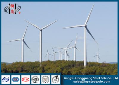 China Torre redonda de poste de la turbina de viento del ODM Q345 HDG grueso de 2m m - de 30m m en venta