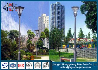 China Hot Roll Steel Q235 Powder Coated RAL Outdoor Street Lamp Post 6 - 12m for sale