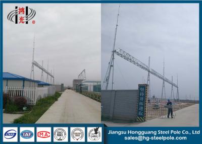 China Electric Distribution Steel High Voltage Switchyard , Power Transmission Tower for sale