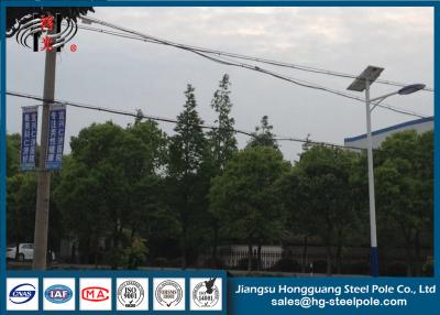 China Poste al aire libre de la lámpara de calle del solo brazo, calle decorativa galvanizada poste ligero en venta