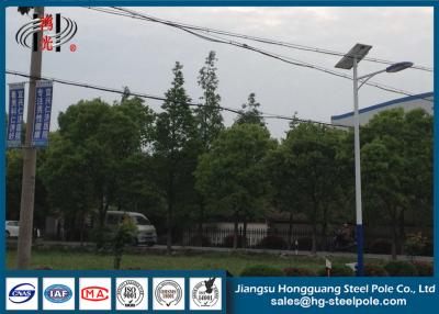 China ODM / OEM Outdoor Street Light Poles / High Mast Pole with Solar Panel for sale