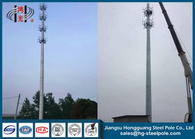 China Antenna Telecommunication Towers , Monopole Antenna Tower With Platforms for sale
