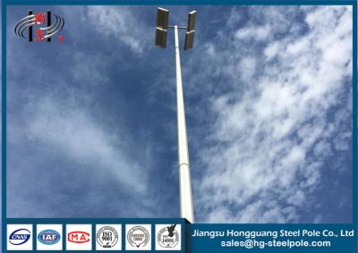 China Stadium Lighting Mast Parking Light Pole With Galvanization And Powder Coated For Square for sale