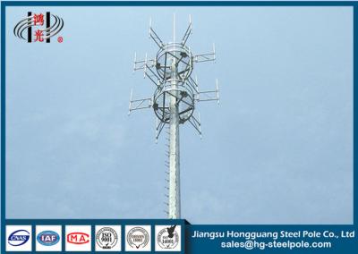 China H25m Height Q345 Telecommunication Mast Towers For Broadcasting Industry for sale