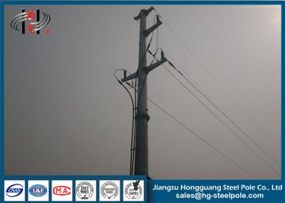 China Metal eléctrico octagonal poste de la transmisión de poste del transformador de acero cónico de la distribución en venta