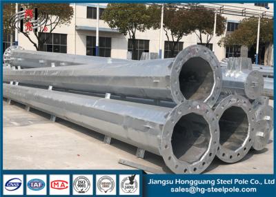 China HDG Polo tubular de aço para a transmissão de energia e a distribuição com revestimento de zinco à venda
