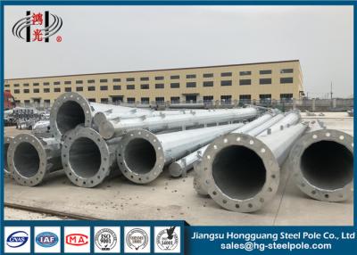 China Transmissão poligonal Q355 Polo tubular de aço com o degrau de escalada para a distribuição à venda
