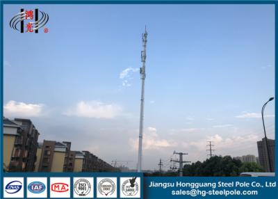China ISO Hot Dip Galvanized Telecommunication Towers 2.3-18mm Wall Thickness for sale